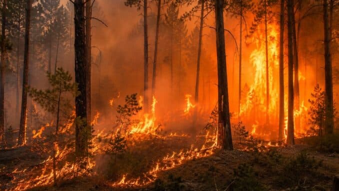 Bosbranden vragen om actief bosbeheer